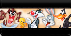 Bugs Bunny and Friends Leather Deluxe Checks checkbook cover
